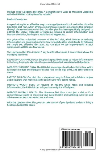 Vista 2 de Say Goodbye To Lipedema With The RAD Diet Book An Effective Dietary Approach to Combat Lipedema Understanding and Implementing the RAD