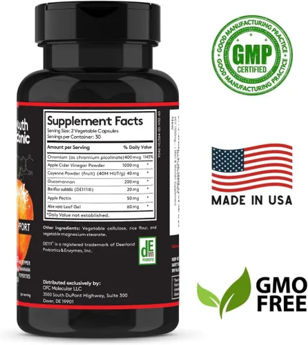 Vista 6 de Youth & Tonic Soporte de matriz de carbohidratos para control de peso para supresor del apetito, control del hambre, refuerzo del metabolismo
