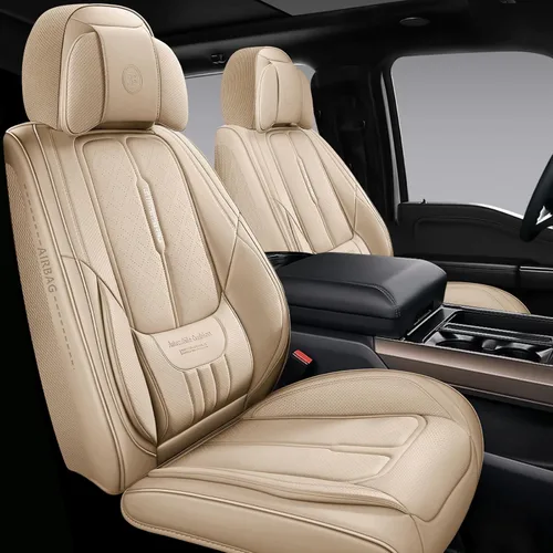 NS YOLO Fundas de Asiento de Cuero de Cobertura Completa para Coches, SUV y Camiones, Protector de Asiento de Coche, Fundas de Asiento de Automóvil,