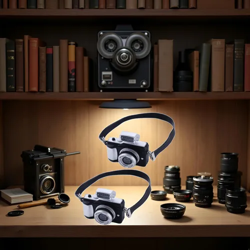 2 piezas de mini cámara a escala 1:4 adorno vintage modelo de cámara, cámara digital en miniatura, mini accesorios de decoración, accesorios de