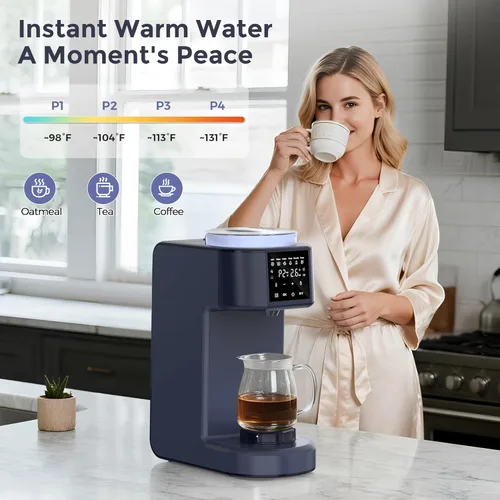 Vista 8 de MOMFANN Máquina dispensadora de fórmulas, 2 minutos de mezcla rápida para bebés, máquina automática de leche con un solo toque, 3 temperaturas
