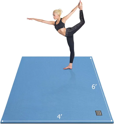 Vista 13 de GXMMAT Large Yoga Mat 6'x4'/6'x6'/7'x5'(7mm/9mm), Extra Thick Workout Mats for Home Gym Flooring,Ultra Comfortable Non-Slip Quick Resilient Barefoot