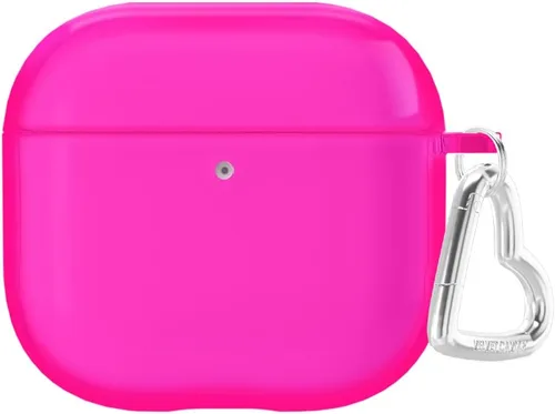 Vista 18 de VELVET CAVIAR Funda compatible con AirPods 4 con llavero, bonitas fundas protectoras duras para AirPod de 4ª generación para mujeres, leopardo negro