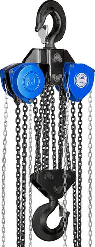 Vista 18 de Tractel Polipasto de cadena manual 1/4 tonelada - capacidad de 500 libras Cadena de acero de 10 pies Acero de grado industrial