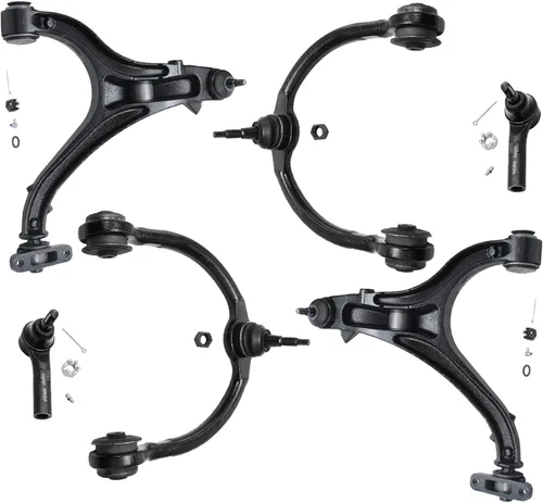 Vista 241 de Detroit Axle - Kit de extremo delantero RWD para Chrysler 300 Dodge Charge Challenger 2011-2019, 2 brazos de control inferiores traseros 2 rótulas