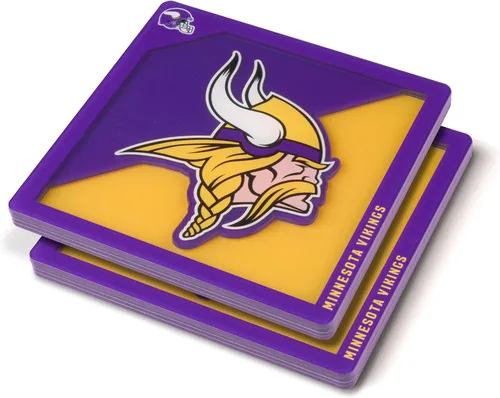 Vista 6 de YouTheFan NFL - Posavasos de la serie de logotipos en 3D