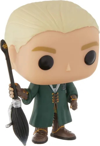 Funko - Figura de Quidditch Harry Potter-Draco Malfoy, multicolor, 6881