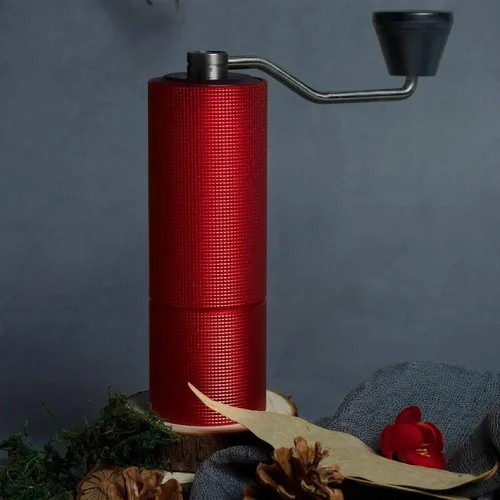 Vista 3 de Timemmore castaño C2 manual molinillo de café capacidad 0.71oz con CNC acero inoxidable cónico rebaba interna ajustable ajuste, doble rodamiento