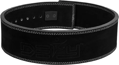 Vista 3 de DEFY – Cinturón de palanca de levantamiento de pesas, cinturón de gimnasio Strongman de 4 pulgadas de ancho para hombres y mujeres, cinturón