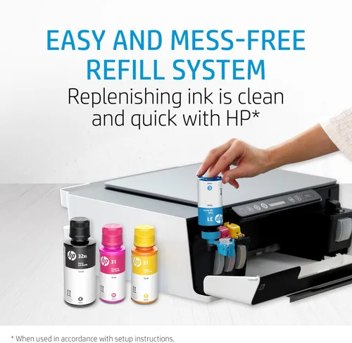 Vista 6 de HP 32XL Botella de tinta Negro Hasta 6000 páginas por botella Funciona con Smart Tank Plus 651 y Smart Tank Plus 551 1VV24AN El empaque