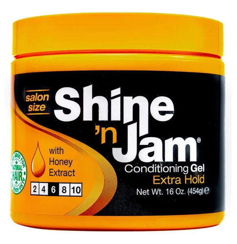 Shine 'n Jam Gel acondicionador extra agarre para trenzas, giros y control del encrespamiento