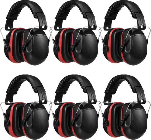 Vista 9 de Yunsailing 6 uds auriculares de reducción de ruido de protección de oído Nrr 28db Orejeras de seguridad para oído Orejeras de disparo Rango de corte