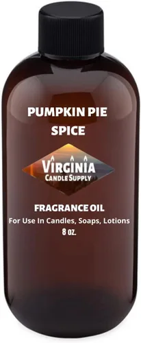 Aceite aromático de especias de pastel de calabaza, botella de 8 onzas para hacer velas, fabricación de jabón, aerosoles de habitación, lociones,