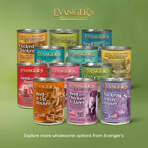 Vista 7 de Evanger's Heritage - Alimento clásico de carne de res para perros, 12 unidades, 12.5 onzas cada uno, sin granos y gluten, proteína de fuente única