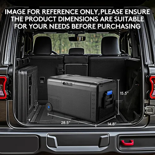 Vista 3 de BODEGACOOLER Refrigerador de Coche de 12 Voltios, Congelador Portátil con Control de Aplicación WIFI, Refrigerador de Coche de 40 Cuartos de Galón