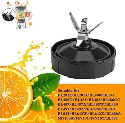 Vista 4 de 7 aletas Ninja Bullet Blade Ninja Piezas de repuesto, Ninja Blender Parts para Ninja Blender Auto iQ BL2012 BL480-30 BL490-30 BL642W CT640 NN100