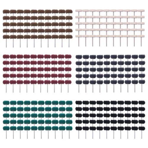 Vista 7 de Rocaris - Juego de 40 ruedas abrasivas de 1 pulgada para herramientas rotativas Dremel de 0.984 pulgadas