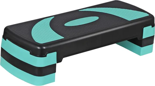 JungleA Plataforma de escalón aeróbico de 31 pulgadas, 3 niveles de altura ajustable para ejercicio en casa, gimnasio, entrenamiento cardiovascular,