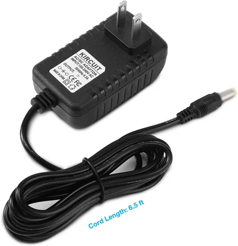 Vista 3 de Reemplazo del adaptador AC/DC para Elmo TT-12 Interactivo Document Camera #1331 Cable de fuente de alimentación