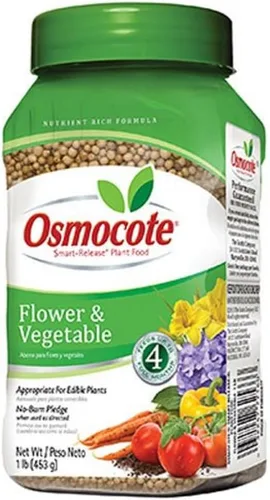 Osmocote Smart-Release - Alimento para plantas con flores y verduras, 1 libra