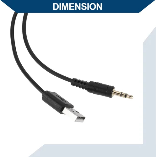 Vista 6 de Arnés de radio estéreo para BMW Bluetooth AUX adaptador cable de música conveniente 7.9 in 1 unids negro