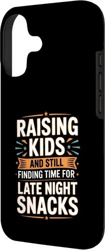 Vista 2 de Raising Kids and Still Finding Time for Late Night Snacks Case for iPhone 17