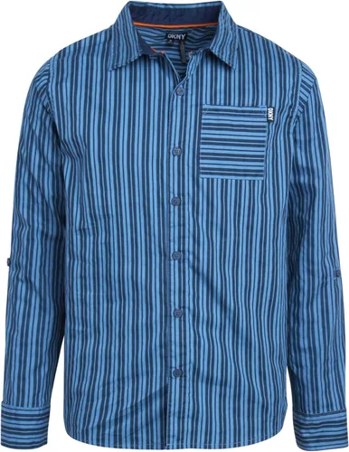 DKNY Camisa de niño - Camisa tejida de manga larga con botones y ajuste clásico - Camisa casual con cuello para niños (8-20)