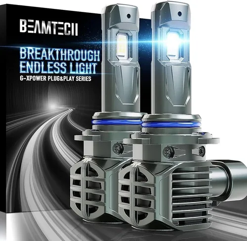 Vista 7 de BEAMTECH 90 05 Bombillas, 500% de brillo, Plug and Play, paquete de 2