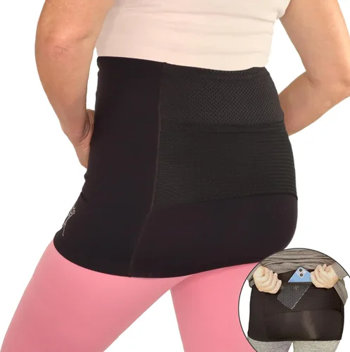 Vista 2 de Alki Active® Banda de compresión para aliviar el dolor de cadera para mujeres, para nervio ciático, tensión flexora de cadera, desgarramiento