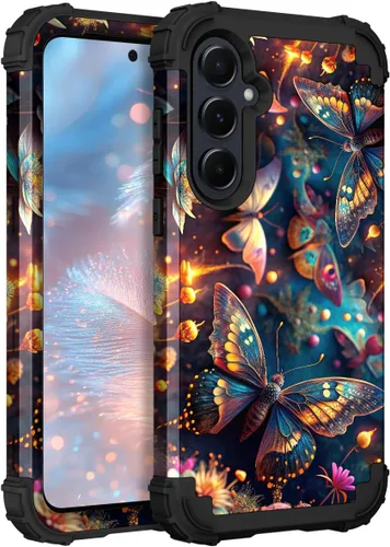 Vista 33 de TEECOVER Funda para Samsung Galaxy A14, resistente a prueba de golpes de servicio pesado, protección completa, parachoques de plástico duro + funda