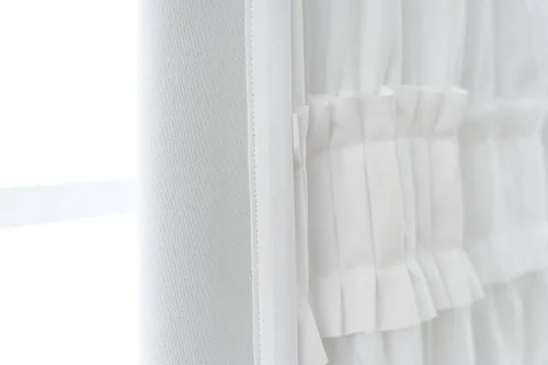 Vista 7 de Cortinas opacas con aislamiento térmico para ventana, 52 pulgadas de ancho x 84 pulgadas de largo, 2 paneles de cortinas bohemias con 3 filas