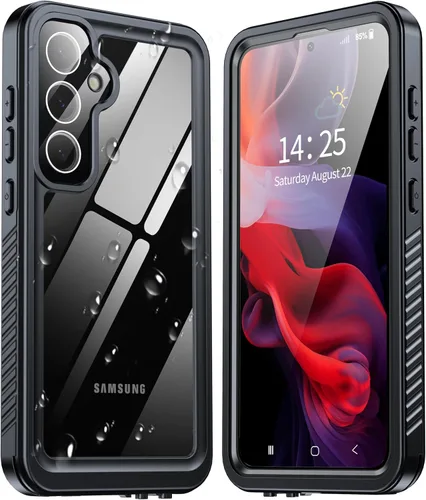 Vista 11 de ANTSHARE Funda impermeable para Samsung Galaxy S24 Ultra, lente incorporada y protector de pantalla de cuerpo completo de 360°, resistente a prueba