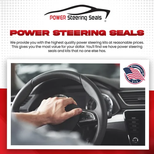 Vista 2 de Power Steering Seals - Kit de sello de caja de cambios de dirección asistida de ajuste preciso Junta tórica y kit de sellado para Chevrolet