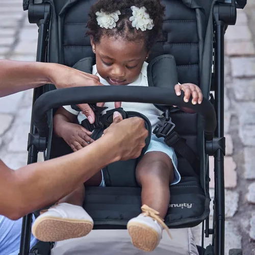 Vista 8 de Summer Infant Ingenuity 3Dquickclose CS+ - Cochecito plegable compacto - Cochecito ligero con toldo de gran tamaño, almacenamiento extragrande