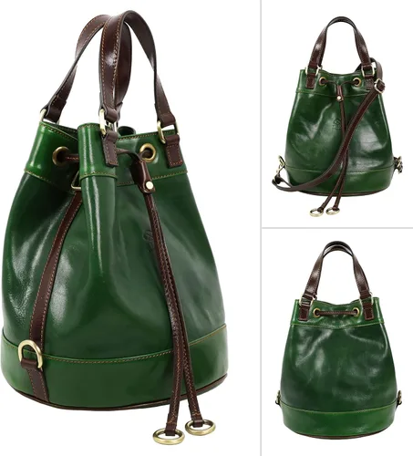 Vista 3 de Bolsa de cuero de grano completo para mujer resistente al tiempo