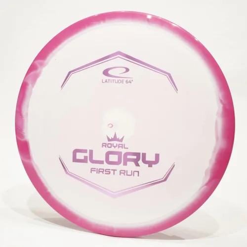 Vista 2 de Latitude 64 First Run Orbit Glory (Royal Grand) Disco de golf para conductor, color y peso rosa (oscuro), 6.10-6.14 oz