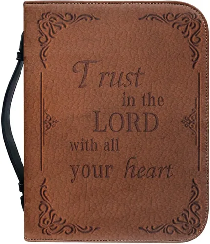 Vista 42 de Cozeyat American Flag Bible Cover Large Size Church Study Book Carrying Bag Highland Cow Bible Protective Case with Handle and Zippered Pocket for