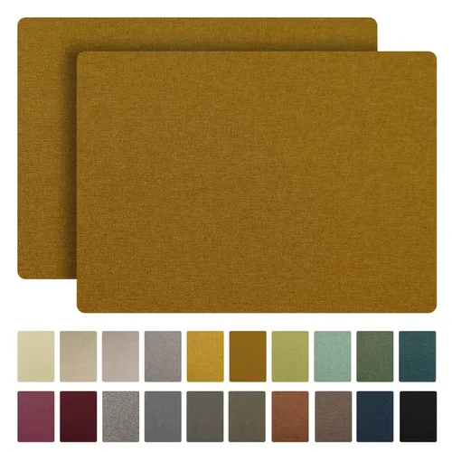 Vista 15 de ILOFRI Parches de tela de lino autoadhesivos de 8 x 11 pulgadas, 2 piezas, kits de cinta de reparación de sofá de tela para tapicería, muebles