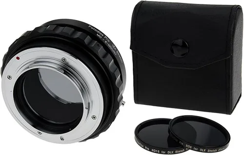 Vista 8 de Fotodiox Adaptador de montaje de lente extensible DLX compatible con lentes Minolta MD a cámaras Sony E-Mount