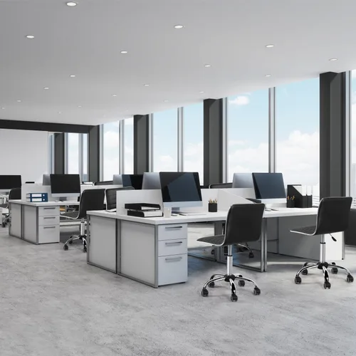Vista 8 de Yaheetech Sillas ejecutivas de piel sintética con respaldo bajo, silla giratoria de oficina con ruedas, color negro