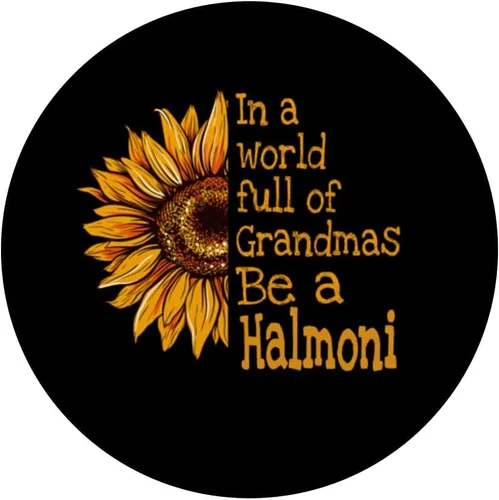 Vista 3 de In A World Of Grandmas Be a Halmoni Korea Korean Grandma PopSockets Standard PopGrip