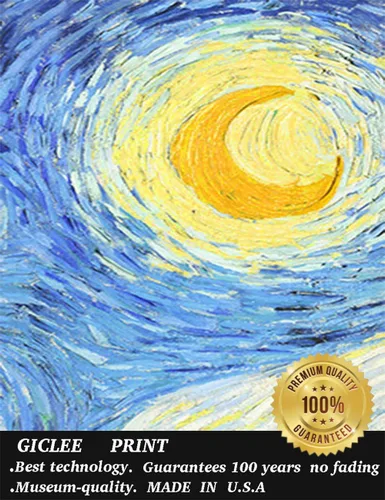 Vista 210 de ELITEART -Van Gogh (12x16, La noche estrellada)