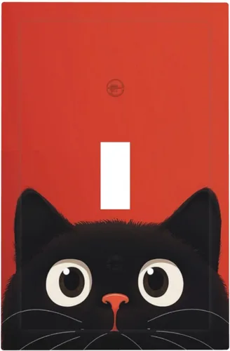 Vista 68 de Cubiertas de salida de arte abstracto, castillo mágico, cielo estrellado, 1 palanca, 1 combinación de balancines, placa decorativa de pared, placas