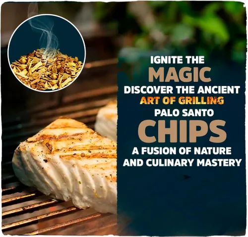 Vista 3 de Palo Santo Chips 4oz Natural y Sostenible de Perú Cosechado Sustentablemente Resina Aromática – para manchas, limpieza energética, meditación