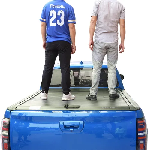 Vista 2 de Cubierta retráctil rígida para cajuela, se adapta a Toyota Tundra 2014-2026 con sistema de riel de cubierta (5.5 pies)