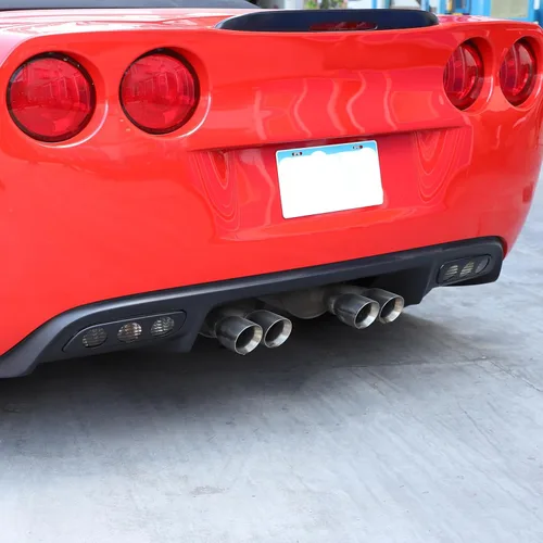 Vista 5 de Cubierta protectora de luces antiniebla para automóvil compatible con Chevy Corvette C6 2005-2013, accesorios de cubierta de luces de parachoques