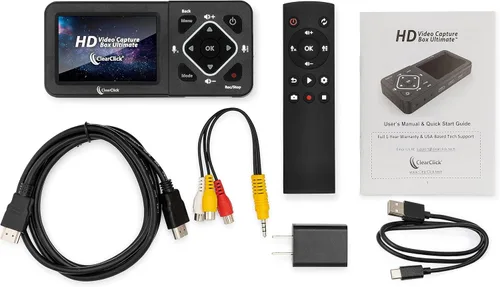 Vista 6 de ClearClick Caja de captura de video HD Ultimate - Captura y transmite video desde HDMI, RCA, VHS, VCR, DVD, videocámaras, Hi8