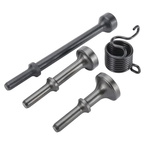 Vista 4 de Juego de 4 brocas de martillo neumático para alisar, cincel neumático, accesorios para martillo de aire, vástago de 0.401 pulgadas (0.394 in)