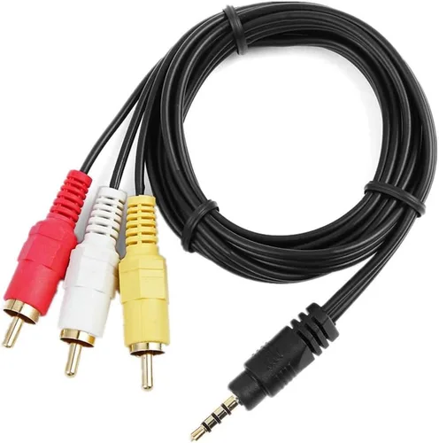 Vista 4 de AV A/V Audio Video TV Cable para JVC Videocámara Digital QAM0507-001