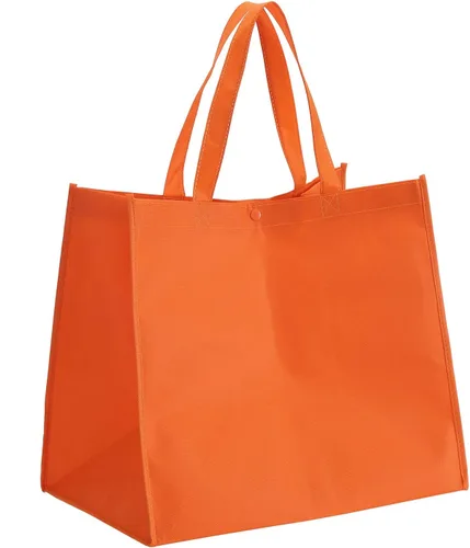 Vista 7 de Tosnail Paquete de 12 bolsas de compras reutilizables para comestibles, grandes bolsas plegables a granel, bolsas de tela con asa larga para compras